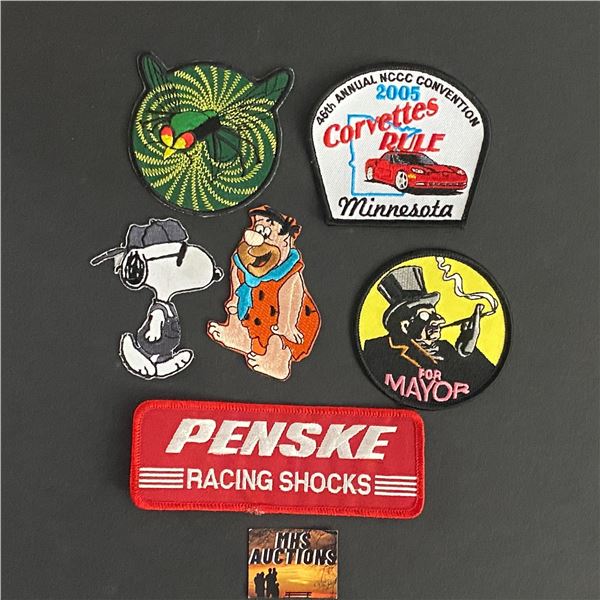 6 PIECE LOT OF PATCHES NO DOUBLES (ref1)