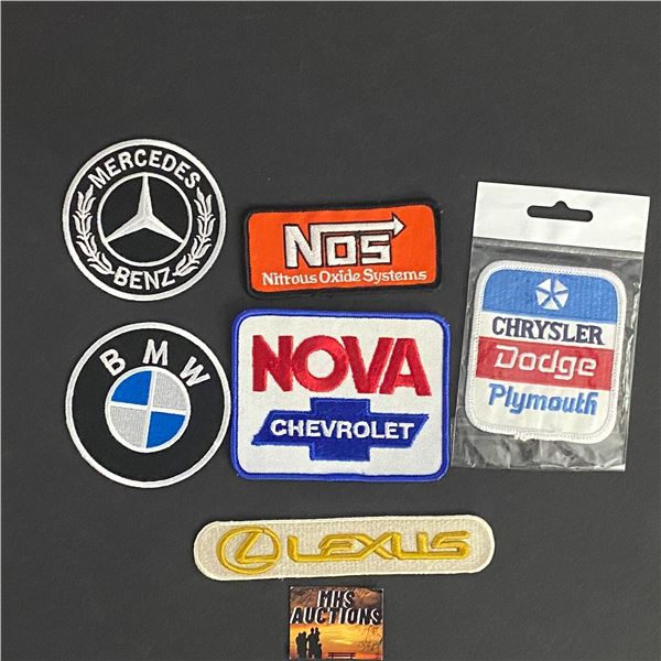 6 PIECE LOT OF PATCHES NO DOUBLES (ref2)