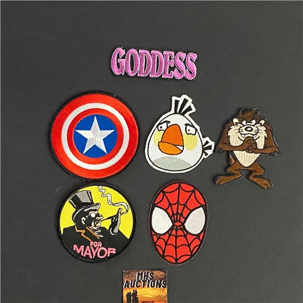 6 PIECE LOT OF PATCHES NO DOUBLES (ref5)