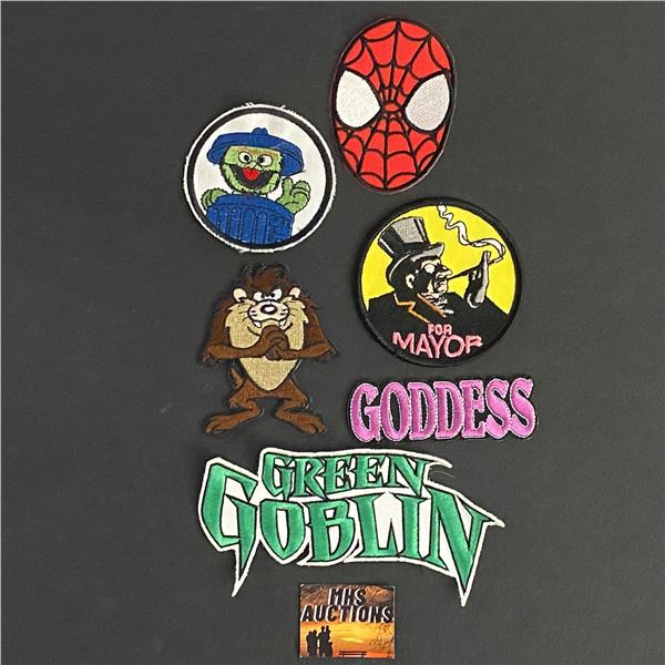 6 PIECE LOT OF PATCHES NO DOUBLES (ref7)
