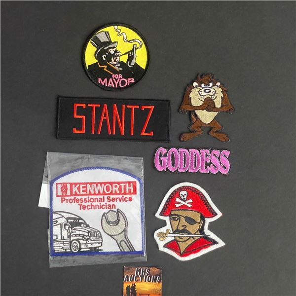 6 PIECE LOT OF PATCHES NO DOUBLES (ref8)