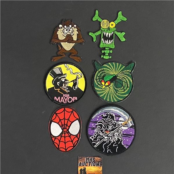 6 PIECE LOT OF PATCHES NO DOUBLES (ref12)