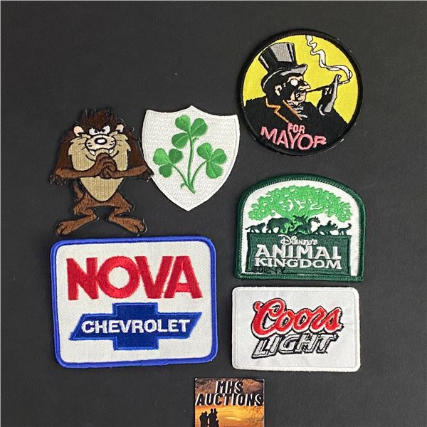 6 PIECE LOT OF PATCHES NO DOUBLES (ref13)