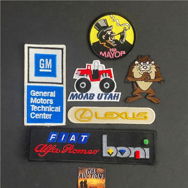 6 PIECE LOT OF PATCHES NO DOUBLES (ref14)