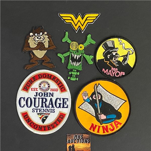 6 PIECE LOT OF PATCHES NO DOUBLES (ref16)