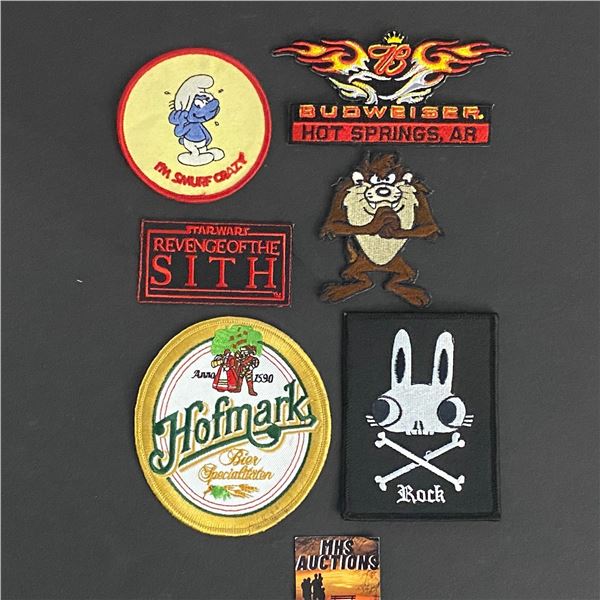 6 PIECE LOT OF PATCHES NO DOUBLES (ref18)