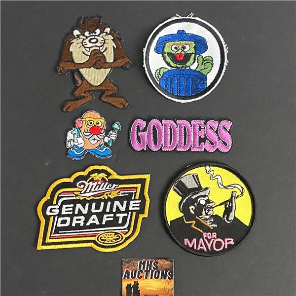 6 PIECE LOT OF PATCHES NO DOUBLES (ref31)