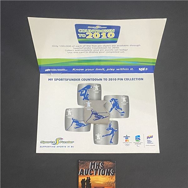 VANCOUVER OLYMPICS COUNTDOWN TO 2010 PIN COLLECTION SKIING COLLECTOR PIN