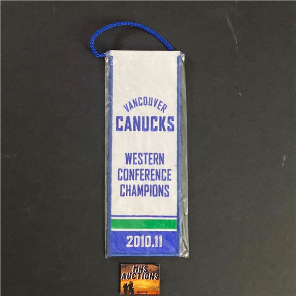 WESTERN CONFERENCE CHAMPIONS 2010-11 MINI CHAMPIONSHIP BANNER