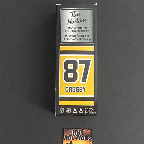 SIDNEY CROSBY TIM HORTONS MINI STICK NHL SUPERSTAR COLLECTABLE #87