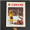 Image 1 : VANCOUVER CANUCKS PROGRAM FROM SATURDAY JANUARY 30 1982 WITH POSTER
