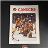 Image 1 : VANCOUVER CANUCKS PROGRAM FROM SUNDAY JANUARY 17 1982 WITH POSTER