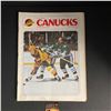 Image 1 : VANCOUVER CANUCKS PROGRAM FROM FRIDAY OCTOBER 23 1981 WITH POSTER