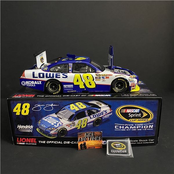 JIMMIE JOHNSON #48 LOWES 5X CHAMPION 2010 1 OF 6211 LIONEL