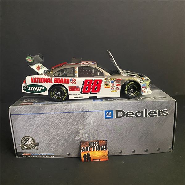 DALE EARNHARDT JR 1/24 SCALE BRUSHED METAL #88 NATIONAL GUARD 1 OF 2,008