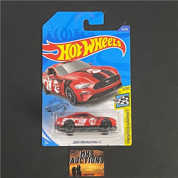 HOT WHEELS 2018 FORD MUSTANG GT 1/64TH SCALE (ref41)