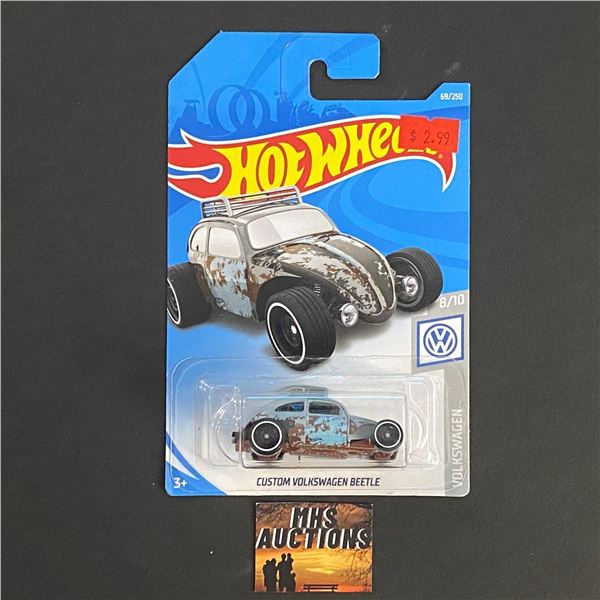 HOT WHEELS CUSTOM VOLKSWAGEN BEELTLE 1/64TH SCALE (ref94)