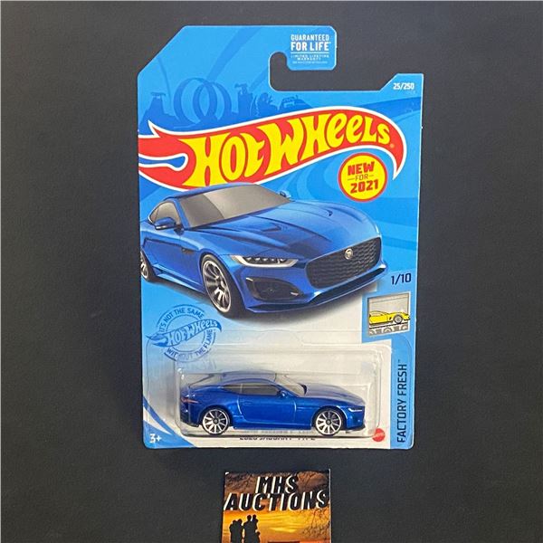 HOT WHEELS 2020 JAGUAR F-TYPE 1/64TH SCALE (ref1083)