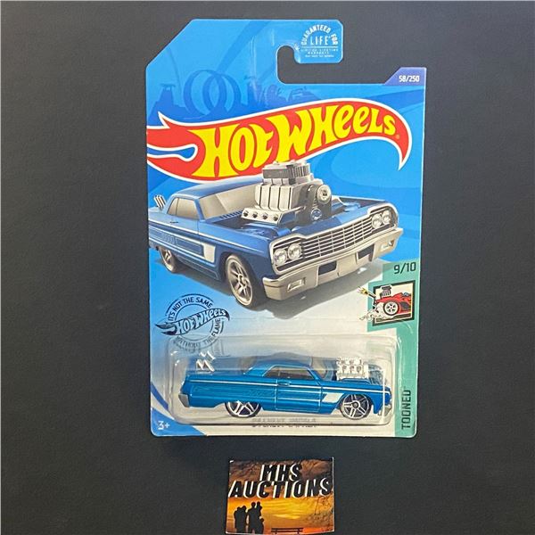 HOT WHEELS '64 CHEVY IMPALA 1/64TH SCALE (ref1097)