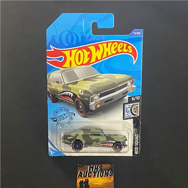 HOT WHEELS '68 CHEVY NOVA 1/64TH SCALE (ref1100)