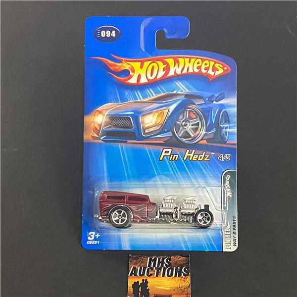 HOT WHEELS PIN HEDZ WAY 2 FAST 1/64TH SCALE (ref1136)
