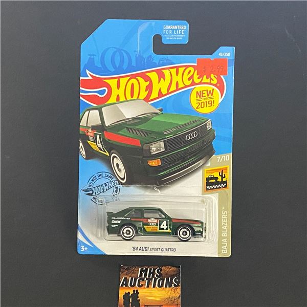 HOT WHEELS '84 AUDI SPORT QUATTRO 1/64TH SCALE (ref1147)