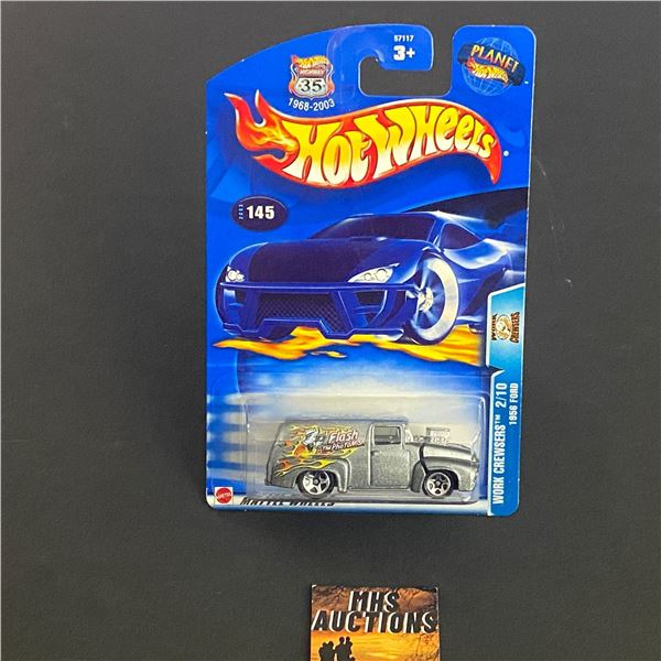 HOT WHEELS WORK CREWSERS 1956 FORD 1/64TH SCALE (ref1169)