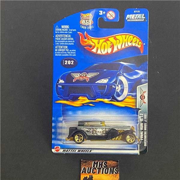 HOT WHEELS FINAL RUN DUESENBERG MODEL J 1931 1/64TH SCALE (ref1176)