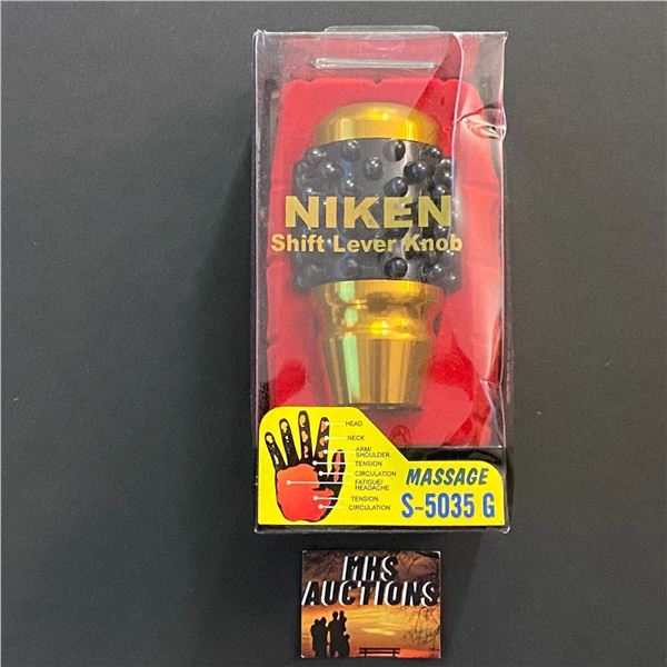 NIKEN MASSAGE S-5035 G GEAR SHIFT KNOB BRAND NEW