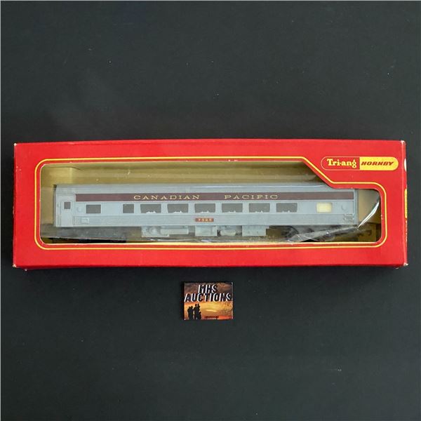 TRAIN DINER CAR CANADIAN PACIFIC TRI-ANG HORNBY R.443 C/P IN ORIGINAL BOX