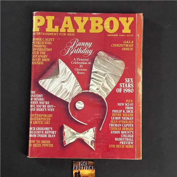 PLAYBOY MAGAZINE DECEMBER 1980 ISSUE