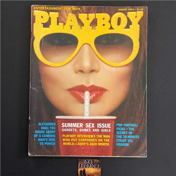 PLAYBOY MAGAZINE AUGUST 1982 ISSUE