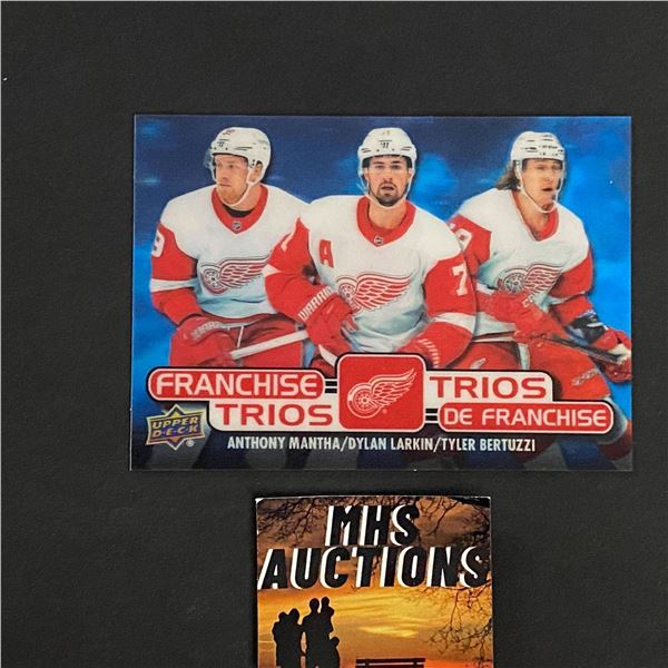 2020-21 TIM HORTONS COLLECTORS SERIES FRANCHISE TRIOS MANTHA, LARKIN, BERTUZZI (ref2889)