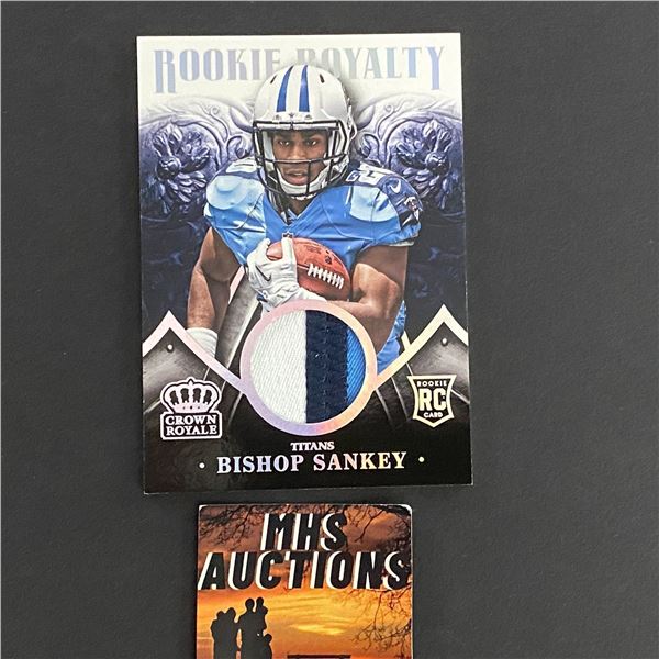 2014 PANINI PATCH BISHOP SANKEY FOOTBALL CARD #45/49 ONLY 49 MADE IN THE WORLD (ref2648)