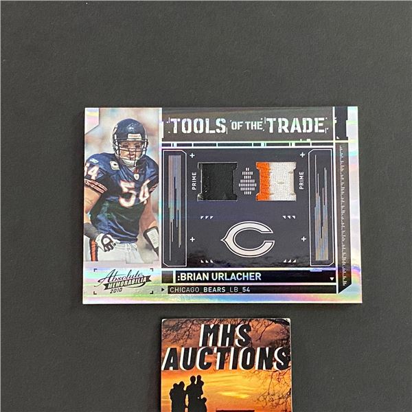2010 PANINI BRIAN URLACHER PATCH CARD #32/50 ONLY 50 MADE (ref2489)
