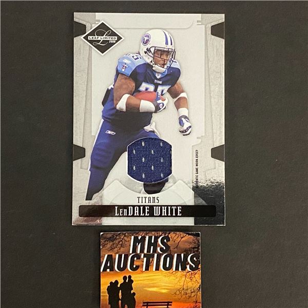 LENDALE WHITE 2008 DONRUSS JERSEY CARD #055/100 ONLY 100 MADE (ref2791)