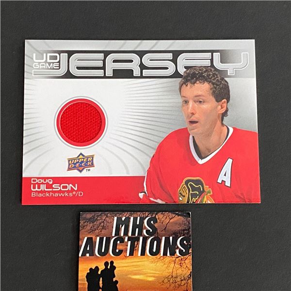 2010-11 U.D SERIES 1 HOCKEY DOUG WILSON JERSEY CARD (ref2033)