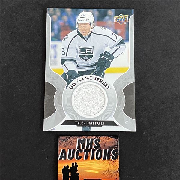 2017-18 U.D HOCKEY TYLER TOFFOLI JERSEY CARD (ref2052)