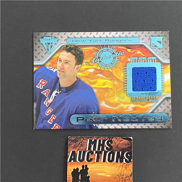 2001 PACIFIC PETR NEDVED JERSEY CARD (ref2219)