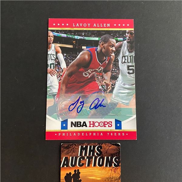 2012 PANINI LAVOY ALLEN BASKETBALL AUTOGRAPH CARD (ref2403)