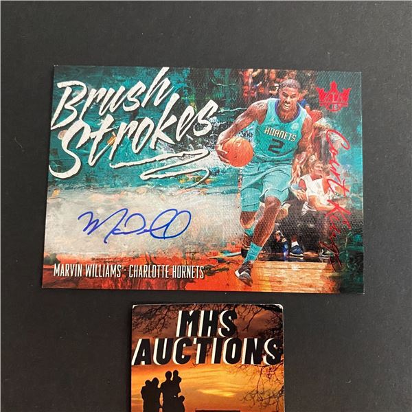 2018-19 PANINI MARVIN WILLIAMS BASKETBALL AUTOGRAPH CARD #34/99 ONLY 99 MADE IN THE WORLD (ref2404)