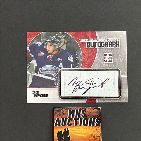 2007 IN THE GAME ZACH BOYCHUK AUTOGRAPH CARD (ref2474)