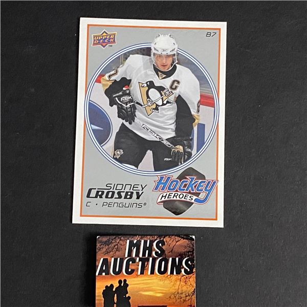 SIDNEY CROSBY UPPER DECK RARE INSERT CARD HH1 (ref2562)