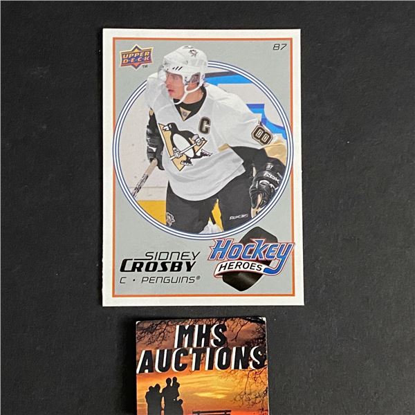 SIDNEY CROSBY UPPER DECK RARE INSERT CARD HH2 (ref2563)