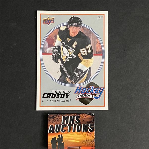 SIDNEY CROSBY UPPER DECK RARE INSERT CARD HH4 (ref2565)