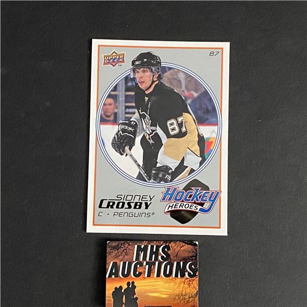 SIDNEY CROSBY UPPER DECK RARE INSERT CARD HH6 (ref2567)