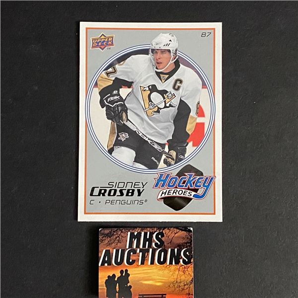 SIDNEY CROSBY UPPER DECK RARE INSERT CARD HH7 (ref2568)