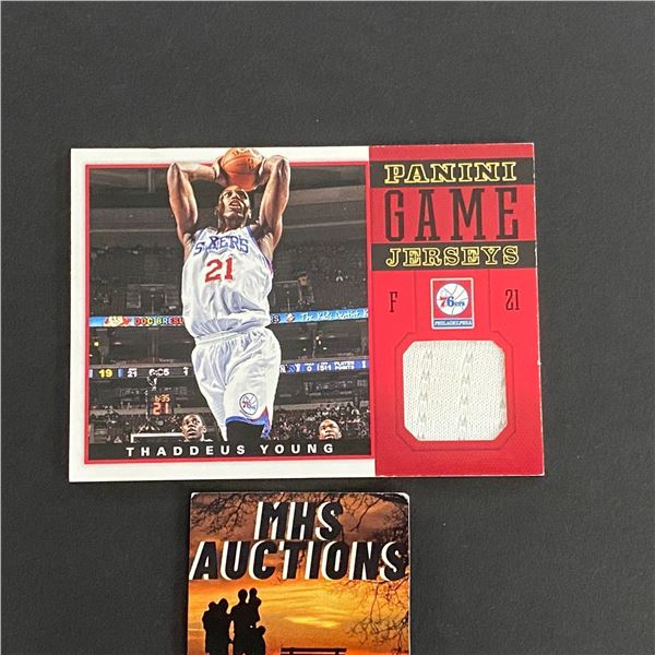 2012-13 PANINI JERSEY CARD THADDEUS YOUNG BASKETBALL CARD (ref2668)