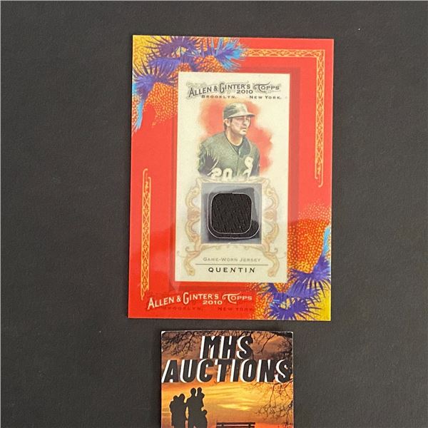CARLOS QUENTIN 2010 TOPPS BASEBALL JERSEY CARD (ref2841)