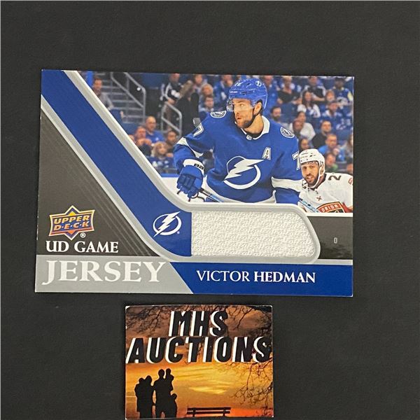 VICTOR HEDMAN 2020-21 U.D SERIES 1 JERSEY CARD (ref2852)